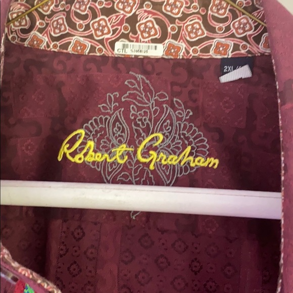 Robert Graham Red Long sleeve - Picture 2 of 4